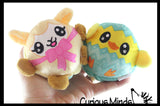Easter Themed Reversible Plush - Inside Out - 2 in 1 Stuffed Toy - Switches to 2 Different Things