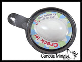 LAST CHANCE - LIMITED STOCK - Crack an Egg Slime - Putty / Slime - Frying Pan Container Cute