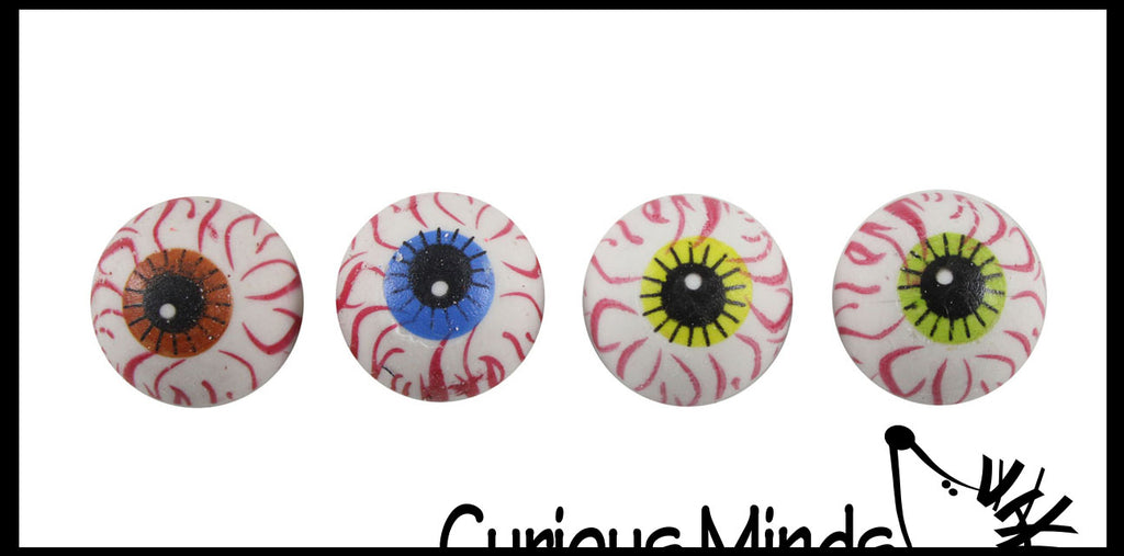 Eye Erasers - Eyeball Gross School Supply - Doctor, Optometrist Ophthalmology - Party Favor -Halloween Trick or Treat