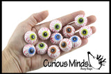 Eye Erasers - Eyeball Gross School Supply - Doctor, Optometrist Ophthalmology - Party Favor -Halloween Trick or Treat