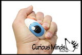 Eye Stress Ball  -  Sensory, Stress, Fidget Toy - Eyeball Ophthalmologist Halloween