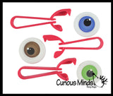 120 Eye Party Favors (Glow Bouncy Balls, Sticky, Disc Shooters) - Eyeball Gross School Supply - Doctor, Optometrist Ophthalmology - Party Favor -Halloween Trick or Treat