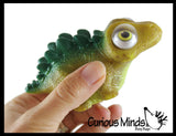 Eye Popping Dinosaur - Cute Squeeze Toy - Fun Fidget - Unique OT Hand Strength, Fine Motor Dino