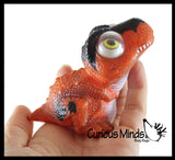 Eye Popping Dinosaur - Cute Squeeze Toy - Fun Fidget - Unique OT Hand Strength, Fine Motor Dino