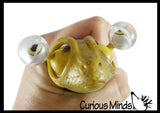 Eye Popping Dinosaur - Cute Squeeze Toy - Fun Fidget - Unique OT Hand Strength, Fine Motor Dino