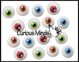 24 Body Stress Balls - Eye and Skull Stress Ball Toys - Doctor, Nurse, Med Students, Radiologist Halloween
