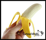 Realistic Stretchy Banana - Sensory, Stress, Squeeze Fidget Toy ADHD Special Needs Soothing