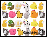 LAST CHANCE - LIMITED STOCK - SALE  - Farm Animal Figurines - Cute Little Animal Figures for Decoration / Gifts or Party Favors