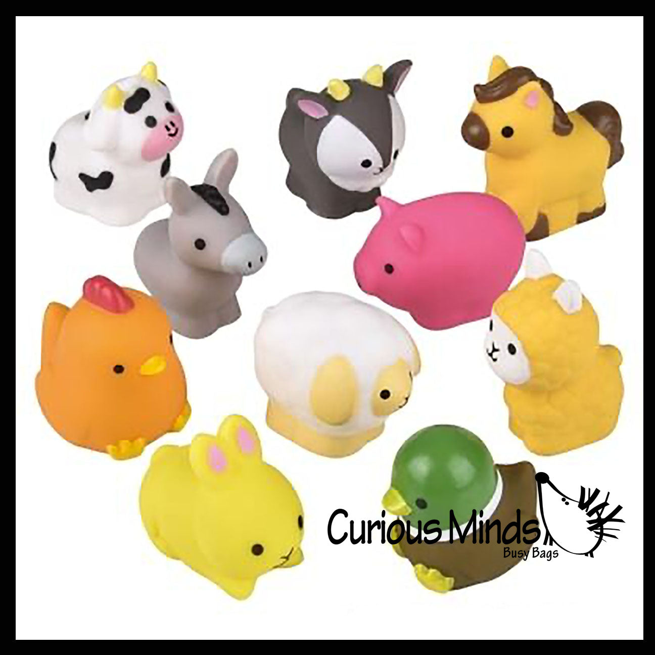 LAST CHANCE - LIMITED STOCK - SALE - Farm Animal Figurines - Cute