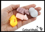 LAST CHANCE - LIMITED STOCK - SALE - Farm Animal Mochi Squishy Animals - Kawaii  - Sensory, Stress, Fidget Party Favor Toy