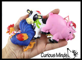 Cute Farm Animal Christmas Ornaments for Tree -  Christmas Holiday Decorations