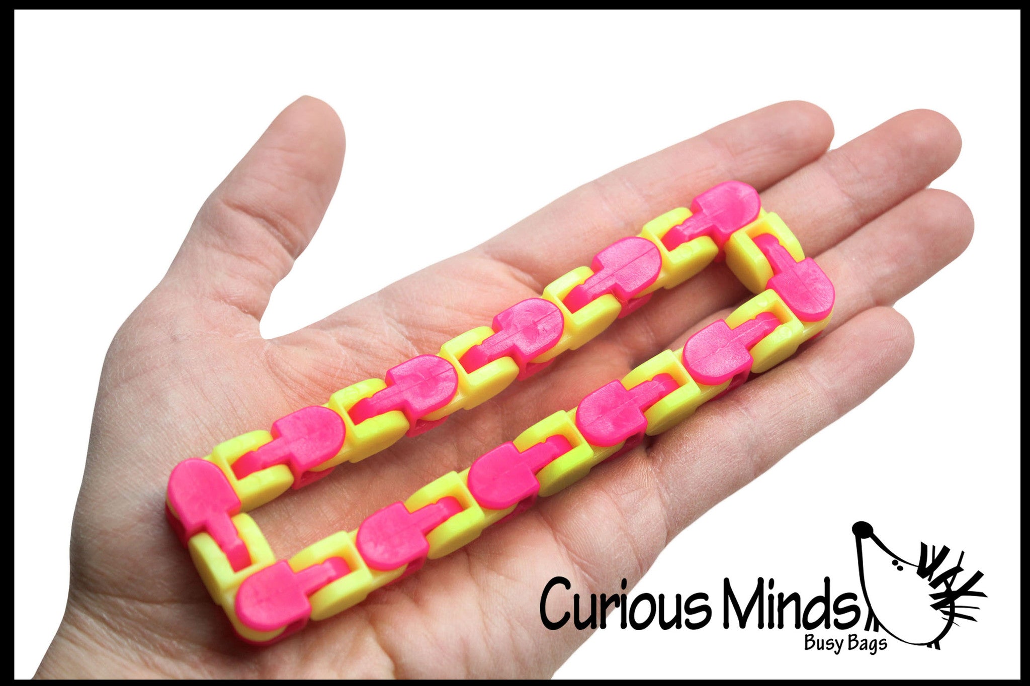 Click And Snap Fidget Toy - Chain Track - Bend and Twist In Wacky Craz ...