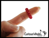 Metal Fidget Ring - Wearable Fidget Jewelry - Wire Fidget for Your Finger - Massage Acupressure Anti Stress Ring