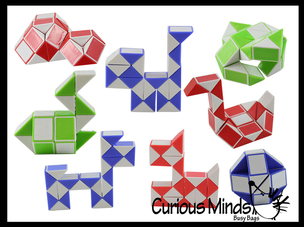 Twist Stick Fidget - Magic Endless Turning Snake Fidget Toy - Bend and Fold Crazy Shapes Puzzle - ADD Anxiety