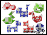 Twist Stick Fidget - Magic Endless Turning Snake Fidget Toy - Bend and Fold Crazy Shapes Puzzle - ADD Anxiety