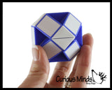 Twist Stick Fidget - Magic Endless Turning Snake Fidget Toy - Bend and Fold Crazy Shapes Puzzle - ADD Anxiety