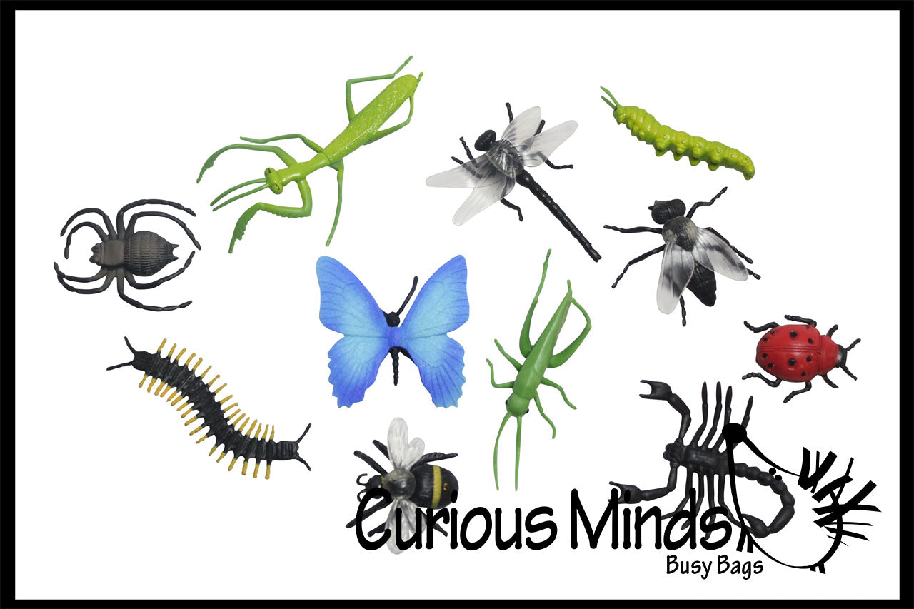 Miniature Insect Figurines Replicas