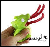 Fire Breathing Dragon - Cute Squeeze Toy - Fun Fidget - Unique OT Hand Strength, Fine Motor