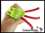 SET OF 3 - Dragon Fire and Eye Popping Dinosaurs - Cute Squeeze Toy - Fun Fidget - Unique OT Hand Strength, Fine Motor Dino