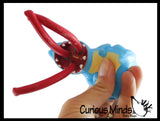 SET OF 3 - Dragon Fire and Eye Popping Dinosaurs - Cute Squeeze Toy - Fun Fidget - Unique OT Hand Strength, Fine Motor Dino