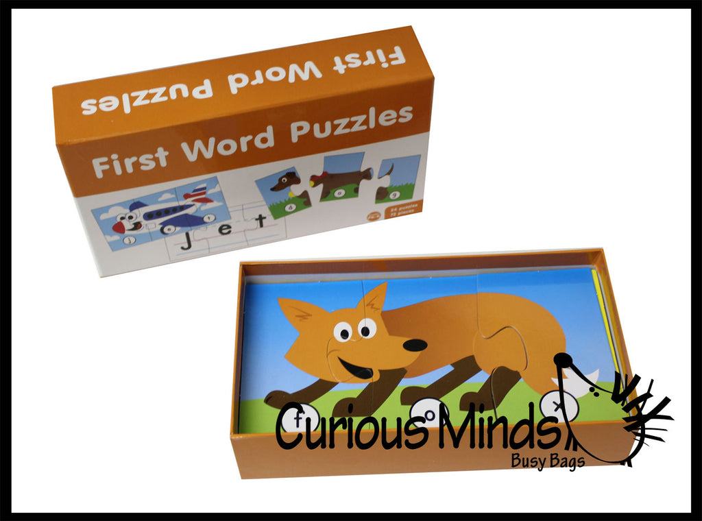 LAST CHANCE - LIMITED STOCK - First Words  Puzzle - Language Arts Teacher Supply - CVC Words