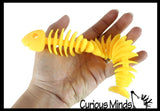 Stretchy Fishbone Animal Puffer Stretchy Noodle Toys - Fun Long Stretch Toys - Soft & Flexible - Fidget Sensory Toy - Stretchy Noodle String