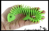 Stretchy Fishbone Animal Puffer Stretchy Noodle Toys - Fun Long Stretch Toys - Soft & Flexible - Fidget Sensory Toy - Stretchy Noodle String