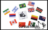 LAST CHANCE - LIMITED STOCK -  - SALE - Country & Flag Match - Montessori geography materials - Continent box