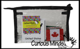 LAST CHANCE - LIMITED STOCK -  - SALE - Country & Flag Match - Montessori geography materials - Continent box