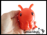 Flapjack Umbrella Octopus Cute Sea Creatures Stretchy and Squeezy Toy - Crunchy Bead Filled - Fidget Stress Ball