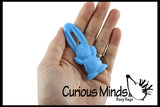 Flying Bunnies - Pull Back Stretchy Shooter - Easter Egg Filler Prize