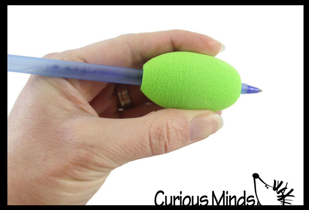 Large Egg Shaped Foam Pencil Grip - Pencil Positioning Grips
