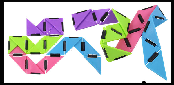 Infinity Triangle - Magic Endless Folding Fidget Toy - Flip Over and O ...