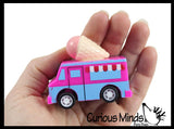 Food Truck Theme Pull Back Cars - Cute Fun Novelty Toy - Classic Party Favors