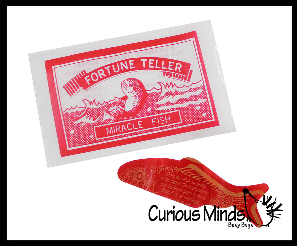 Fortune Magic Fish - Mood Ring Like Toy- Love Meter - Fortune Telling Toy - Classic Fun Predictor Toy