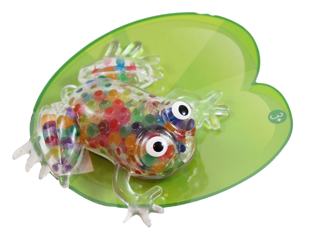 Frog Rainbow Water Bead Filled Squeeze Stress Ball  -  Sensory, Stress, Fidget Toy