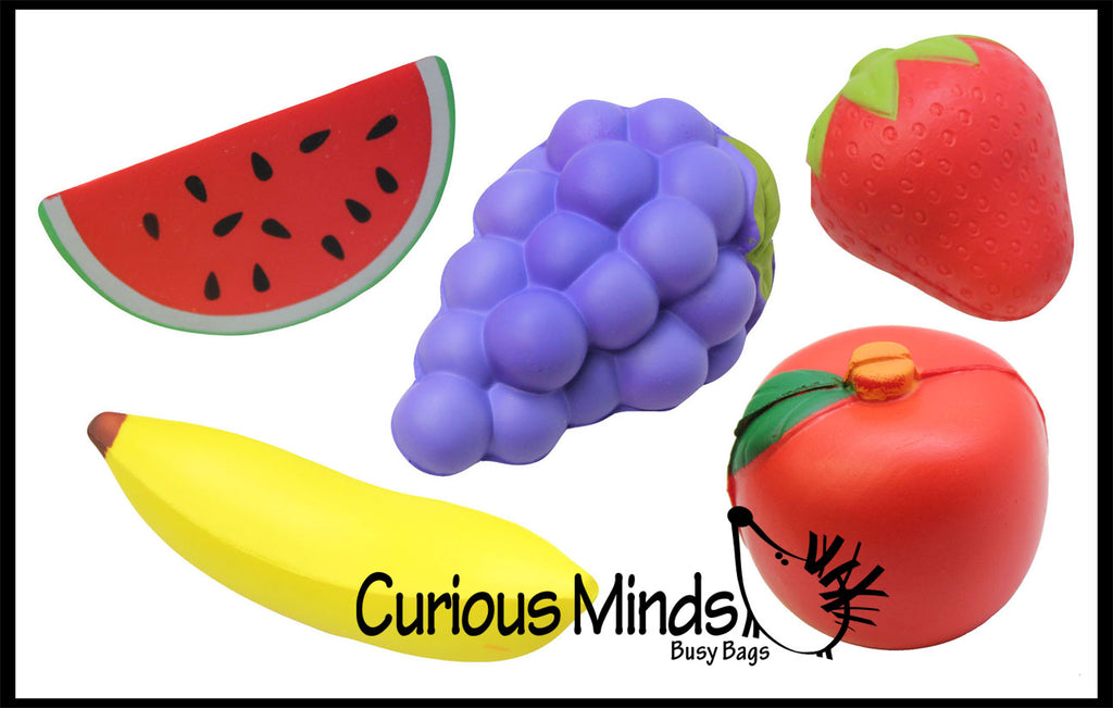 LAST CHANCE - LIMITED STOCK  - SALE - Fruit Stress Ball  -  Sensory, Stress, Fidget Toy