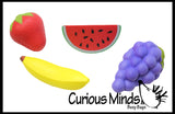 LAST CHANCE - LIMITED STOCK  - SALE - Fruit Stress Ball  -  Sensory, Stress, Fidget Toy