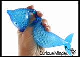 Jumbo Dolphin Water Bead Filled Squeeze Stress Ball  -  Sensory, Stress, Fidget Toy