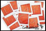 LAST CHANCE - LIMITED STOCK - SALE - Mini Geoboard (shape, alphabet and number cards available)