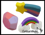 LAST CHANCE - LIMITED STOCK -  Girly Magical Theme Squishy Slow Rise Foam -  Scented Sensory, Stress, Fidget Toy - Unicorn, Narwhal, Cat, Diamond, Star, Rainbow
