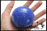 Crunchy Glitter Bead Sensory Ball - Fidget Toy