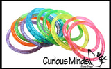 LAST CHANCE - LIMITED STOCK - Water Filled Glitter Bracelet - Pretty Sensory Fidget
