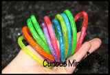 LAST CHANCE - LIMITED STOCK - Water Filled Glitter Bracelet - Pretty Sensory Fidget