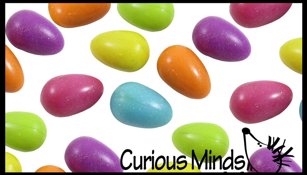 Glitter Eggs Bouncy Balls - Easter Egg Filler Prize