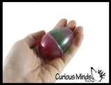 2 Tone Glitter Egg Slime - Putty / Slime. Easter Toy