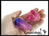 2 Tone Glitter Egg Slime - Putty / Slime. Easter Toy