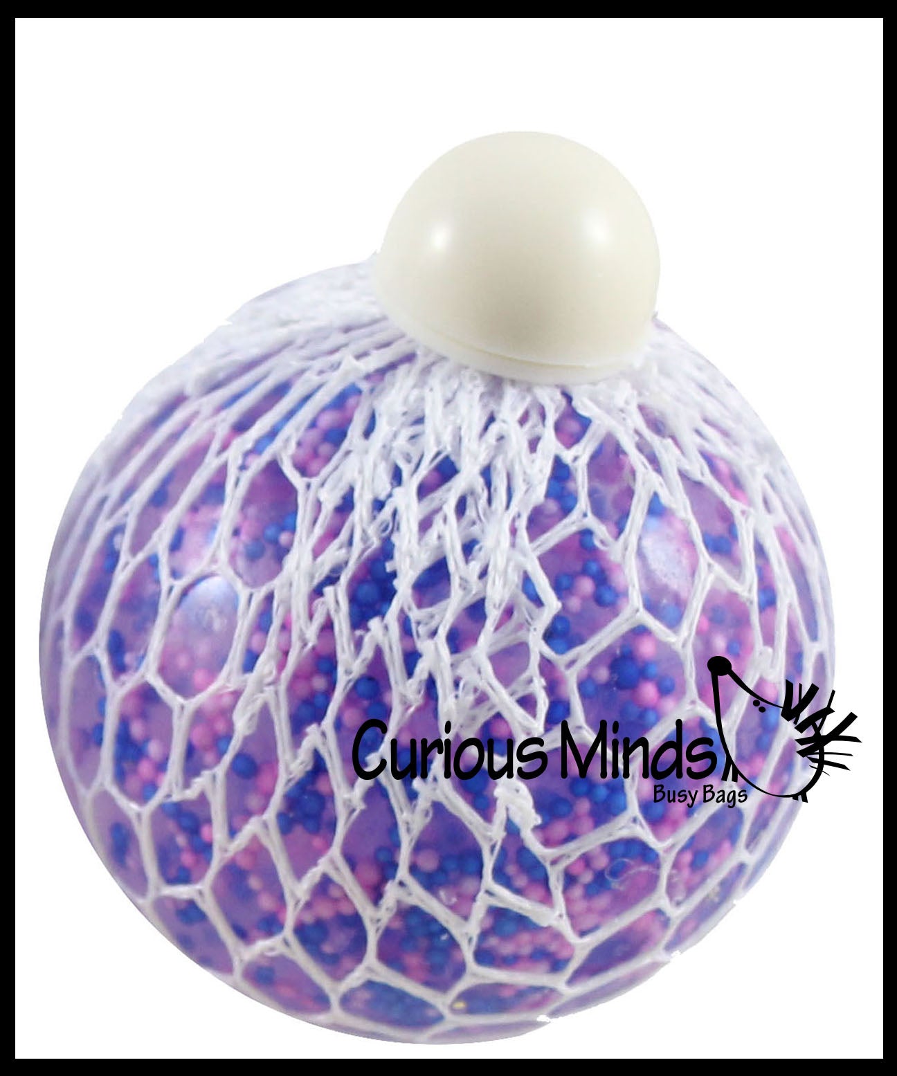 Glitter squishy clearance mesh ball