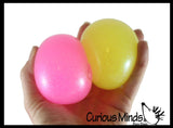 BULK - WHOLESALE -  SALE - Big 2.5" Glitter Stress Ball - Amazing Sticky Glob Balls - Squishy Gooey Squish Sensory Squeeze Balls