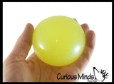 BULK - WHOLESALE -  SALE - Big 2.5" Glitter Stress Ball - Amazing Sticky Glob Balls - Squishy Gooey Squish Sensory Squeeze Balls